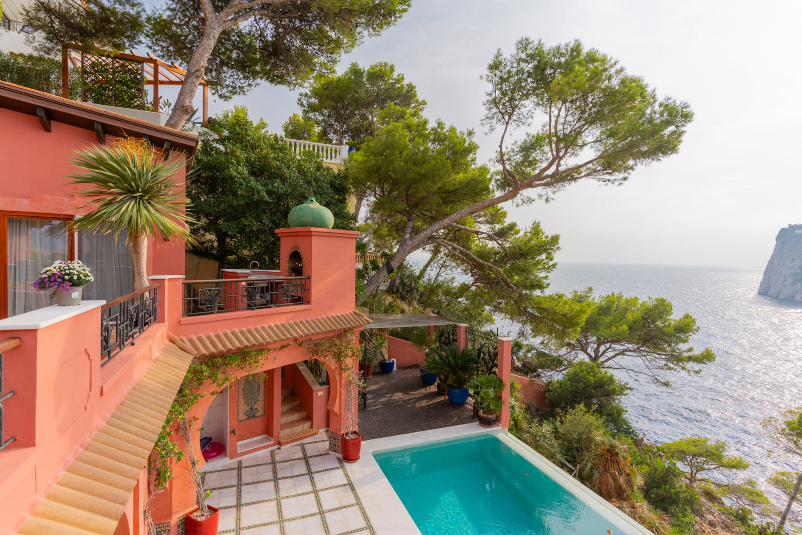 Exclusive Villa with Dreamy Sea Views and Oriental Flair in Andratx