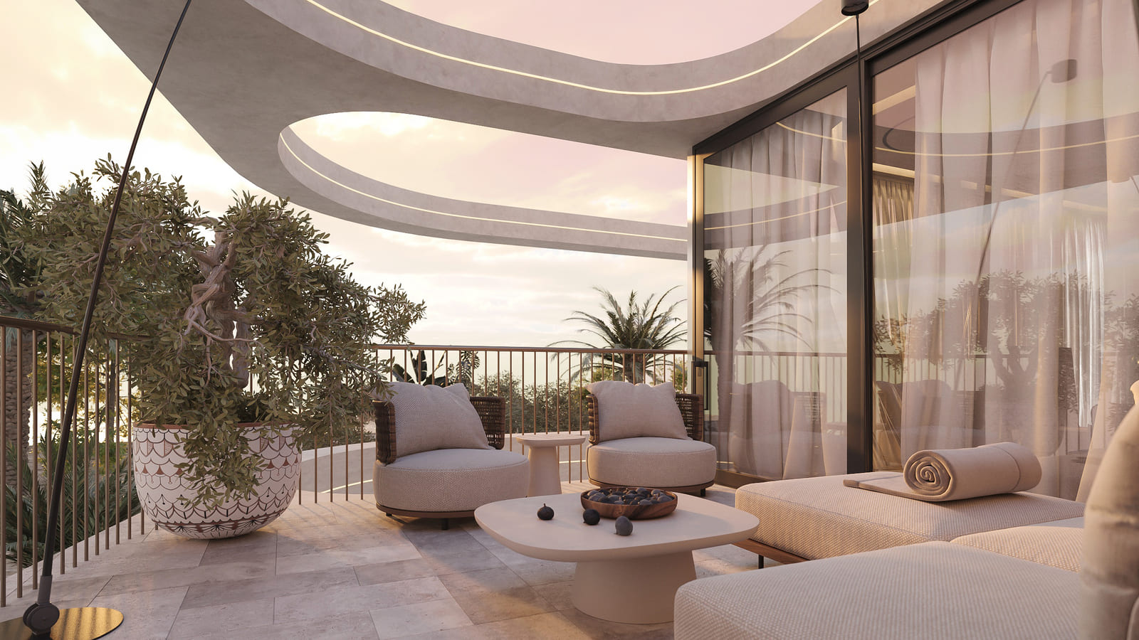 Luxuspenthouse mit Meerblick in exklusiver Wohnanlage in Sant Agustí