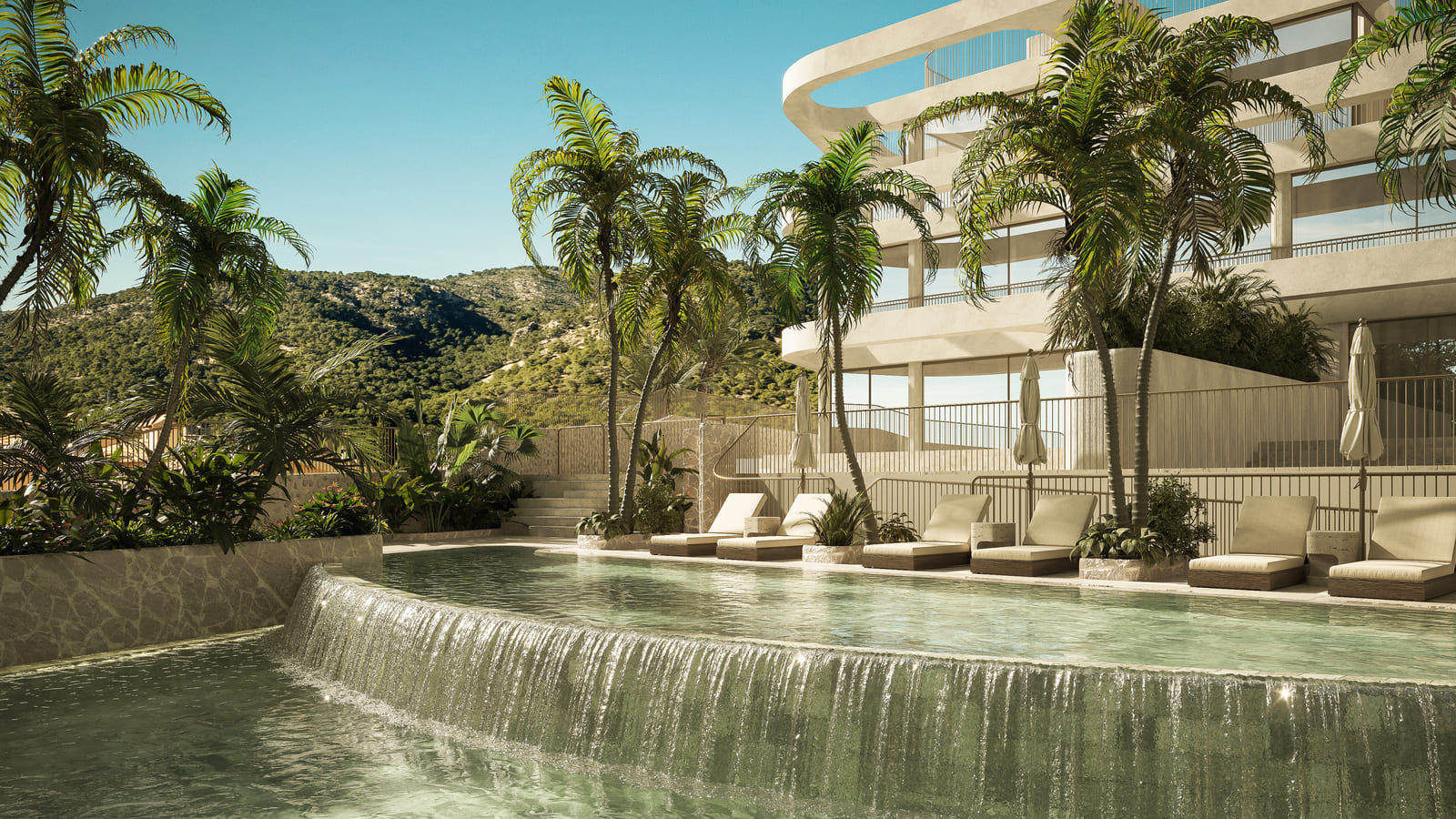 High-quality designed garden apartment in an exclusive new residential complex in Sant Agustí